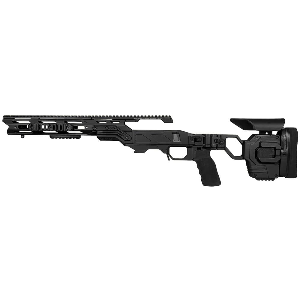 Cadex Defense Lite Strike Black Tikka-T3 SA for Accu-Mag LH Standard Folding 20 MOA DSSF 3.055&quot; Chassis STKLT-TIK-LH-SA-R-20-B-BLK
