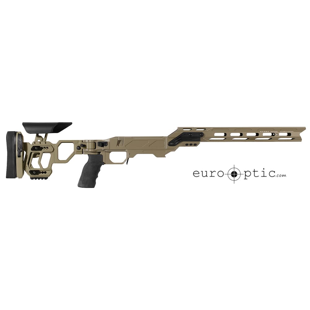 Cadex Defense Lite Competition M-LOK (for Remington 700) LA Skeleton Folding for SSSF 3.715&quot; Tan STKLCP-REM-RH-LA-B-NA-C-TAN