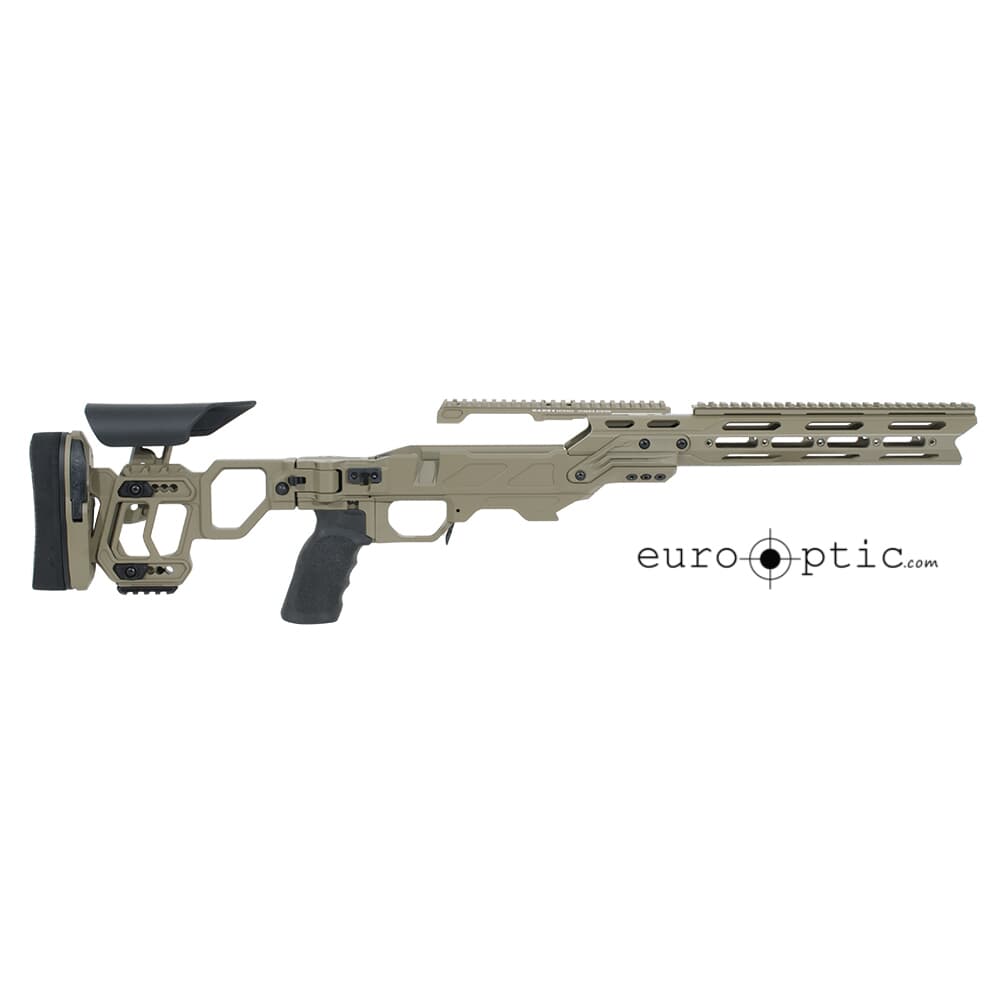 Cadex Defense Lite Strike (for Remington 700) SA Skeleton Folding 20 MOA for DSSF 3.055&quot; Tan STKLT-REM-RH-SA-B-20-B-TAN