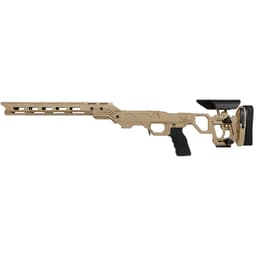 Cadex Defense Field Competition M-LOK Tan Rem 700 LA LH Skeleton Fixed for SSSF 3.850" Chassis STKFCP-REM-LH-LA-B-NA-E-TAN