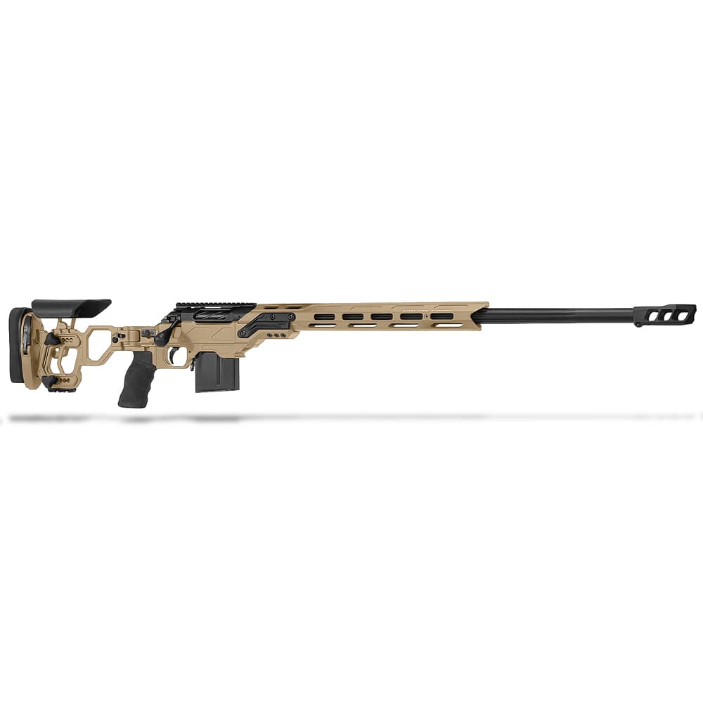 Cadex Defense R7 Lite Comp M-LOK M-LOK, 6.5 Creedmoor, 24" Hybrid Tan/Black Rifle CDXR7-LCP-6.5-24-HTB-FT