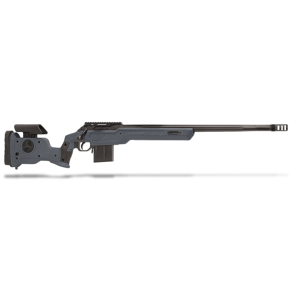 Cadex Defense CDX-R7 SHP LA .338 Lapua Mag 27&quot; 1:9.5&quot; Bbl Integrated Stock Hybrid Gry/Blk Rifle w/MX2 ST MB CDXR7-SHPD-338-27-CI30-D1D3N-HGB