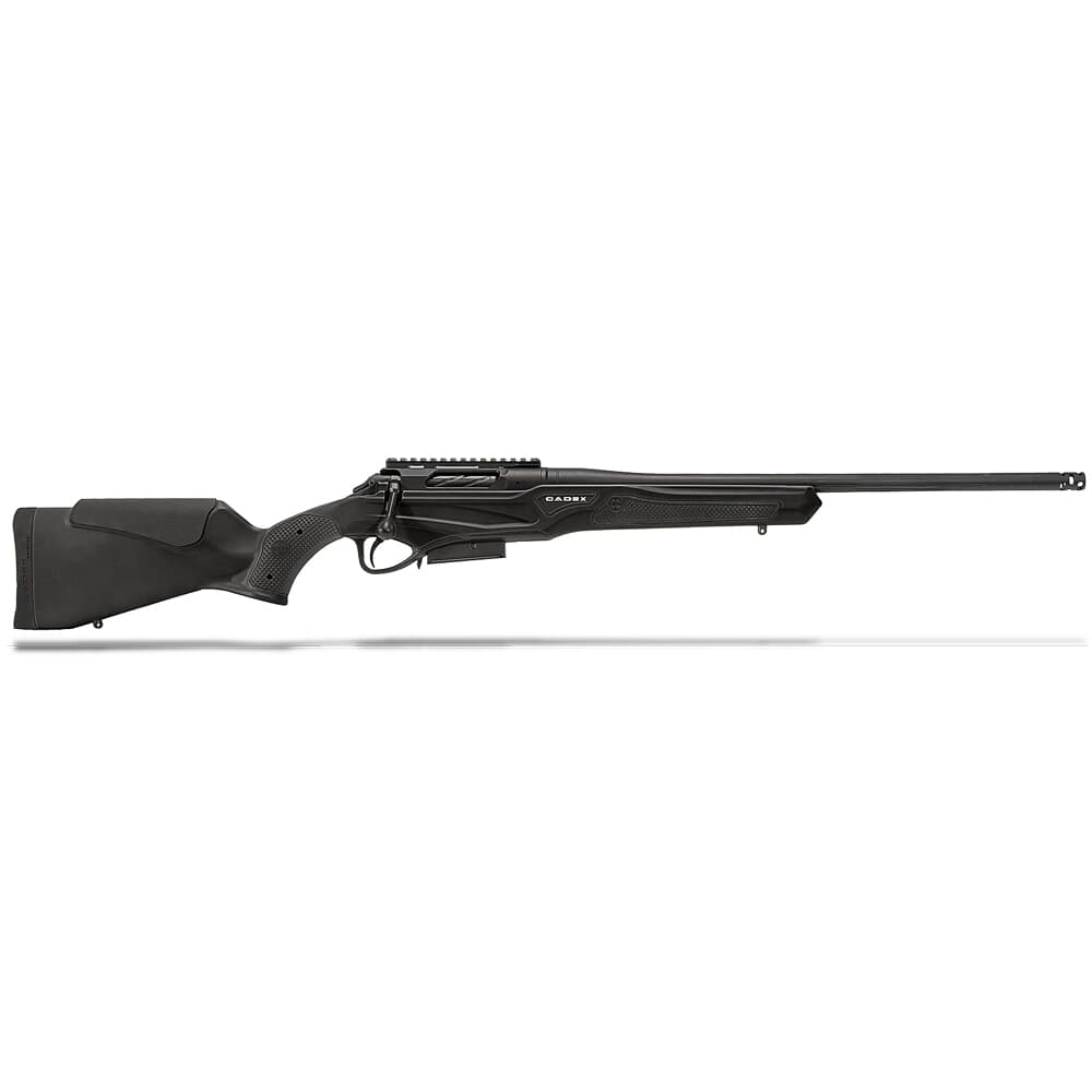 Cadex Defense CDX-R7 SPTR SA 6.5 PRC 24" 1:8" Sporter Bbl Black Rifle w/Hunting-Style MB CDXR7-SPTR-6PR-24-DI00-D4B1N-BLK