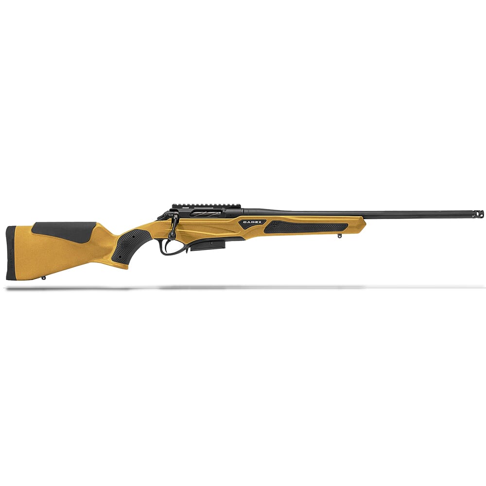 Cadex Defense CDX-R7 SPTR SA .308 Win 24" 1:10" Sporter Bbl Hybrid Bronze/Black Rifle w/Hunting-Style MB CDXR7-SPTR-308-24-DI00-D4E1N-HBB