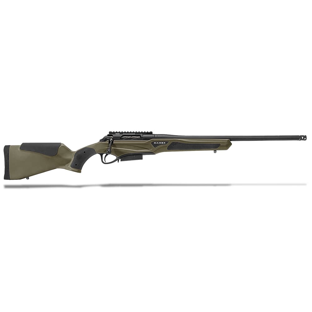 Cadex Defense CDX-R7 SPTR SA 6.5 PRC 24&quot; 1:8&quot; Sporter Bbl Hybrid OD Green/Black Rifle w/Hunting-Style MB CDXR7-SPTR-6PR-24-DI00-D4B1N-HOD