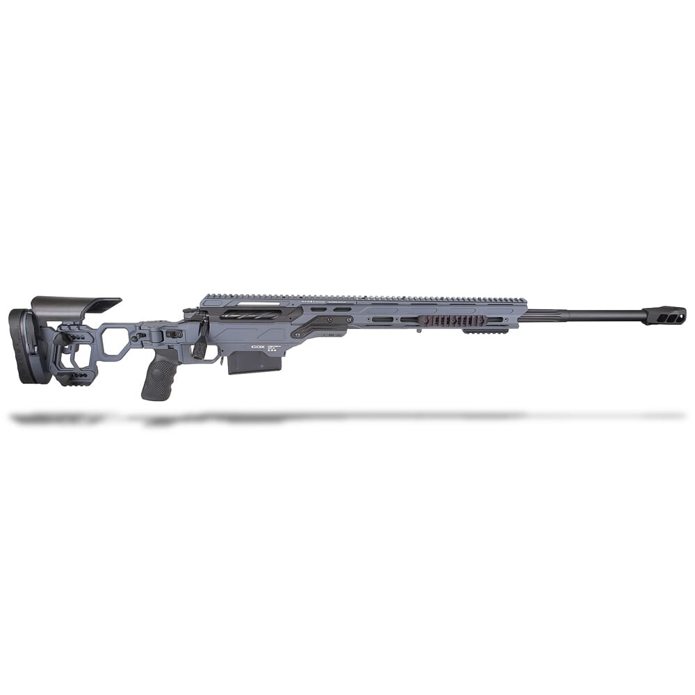 Cadex Defence CDX-33 LITE .338 Lapua 27" 1:9.5" Bbl Skele-Stock Hybrid Gry/Blk Rifle w/MX1 & Tactical Bolt Knob CDX33-LITE-338-27-BS30-A2D3N-HGB