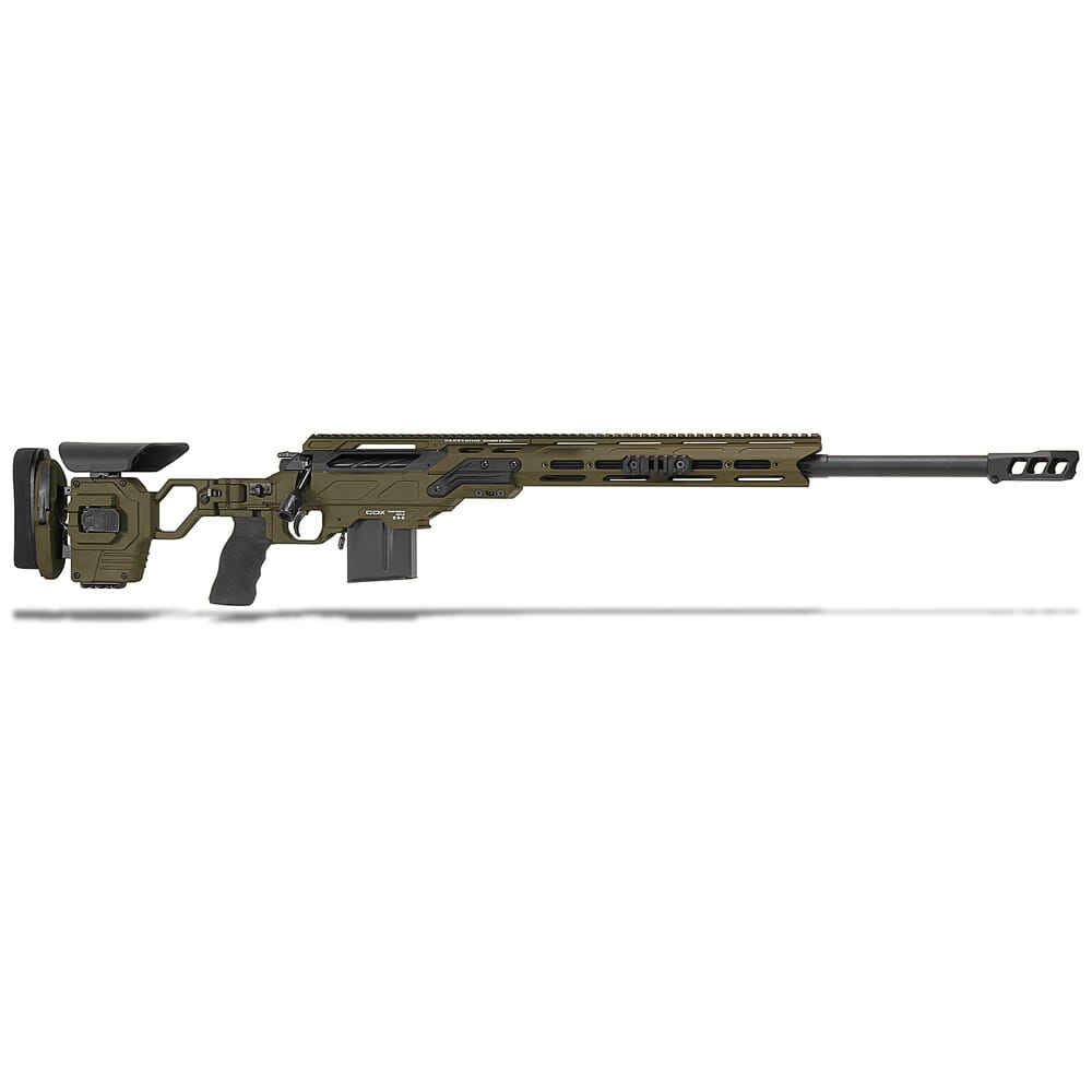 Cadex Defense CDX-30 LITE 6.5 Creedmoor 24 1:8 Bbl Hybrid OD Green/Black  Rifle w/MX1 Muzzle Brake CDX30-LITE-6.5-24-BR20-D2B1N-HOD For Sale! 