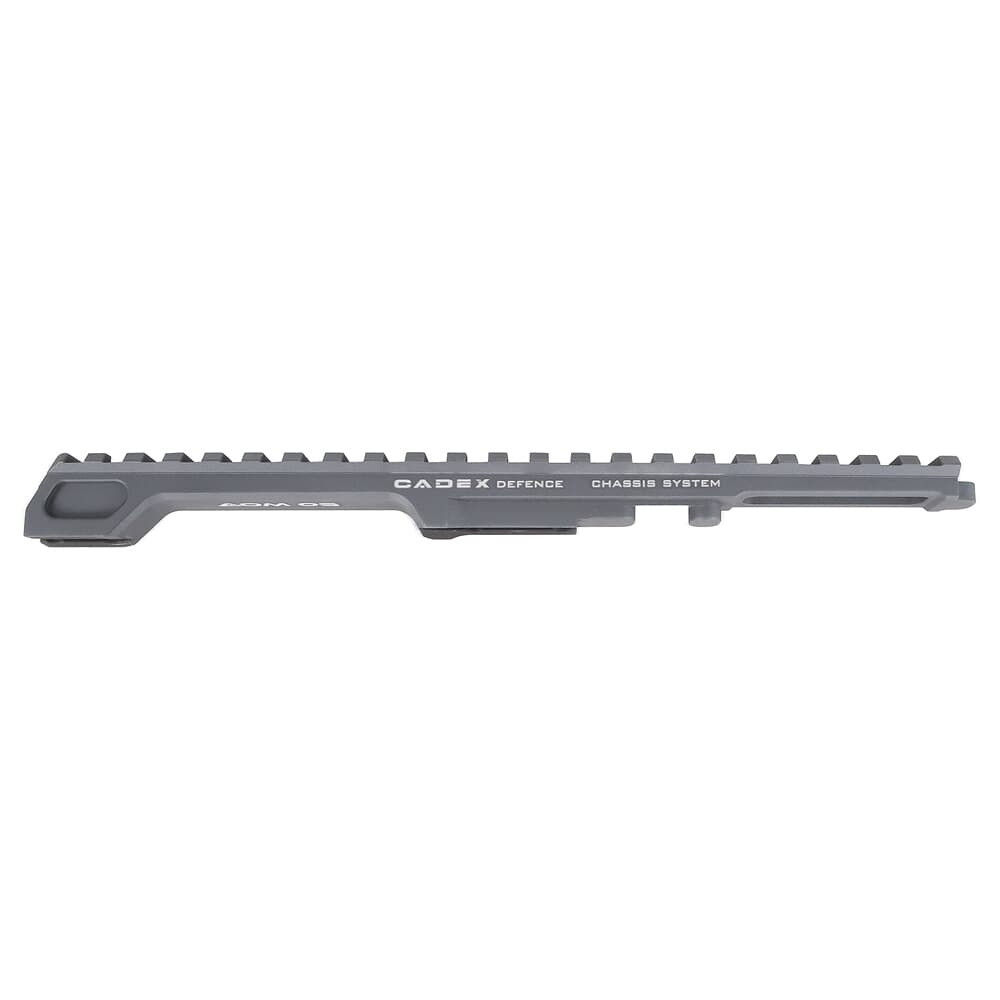 Cadex Defense Standard Receiver Top Rail 8-40 Screws Gray STK-TR-235-GRY