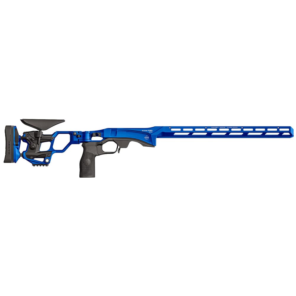 Cadex Defense Strike PRO Rem 700 SA RH PRO Folding NRA Blue Chassis STKPRO-REM-RH-SA-PNAB-NRA