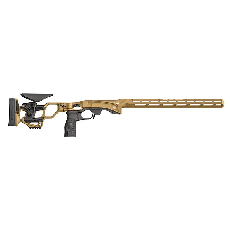 Cadex Defense Strike PRO Rem 700 SA RH Skeleton Folding Tan Chassis STKPRO-REM-RH-SA-SNAB-TAN