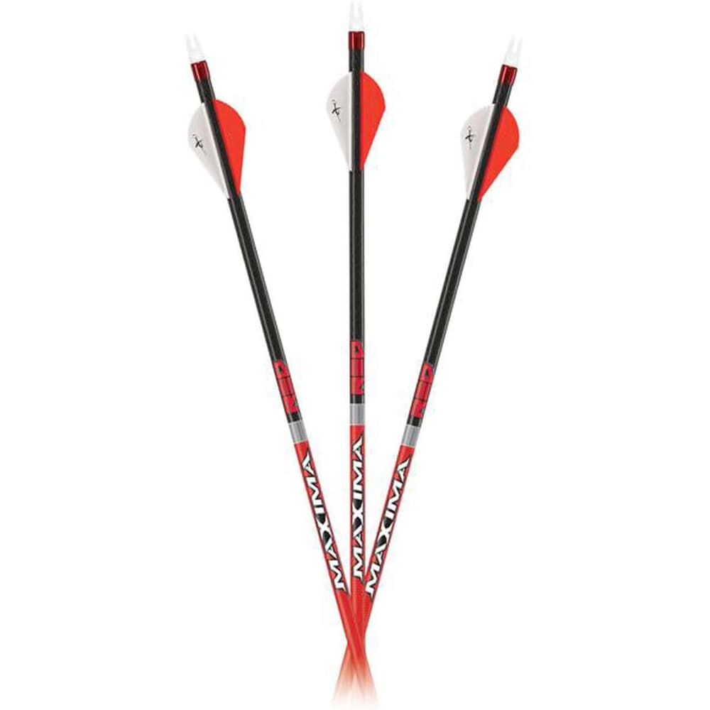 Carbon Express Maxima RED .350 Arrows 6pk 50754