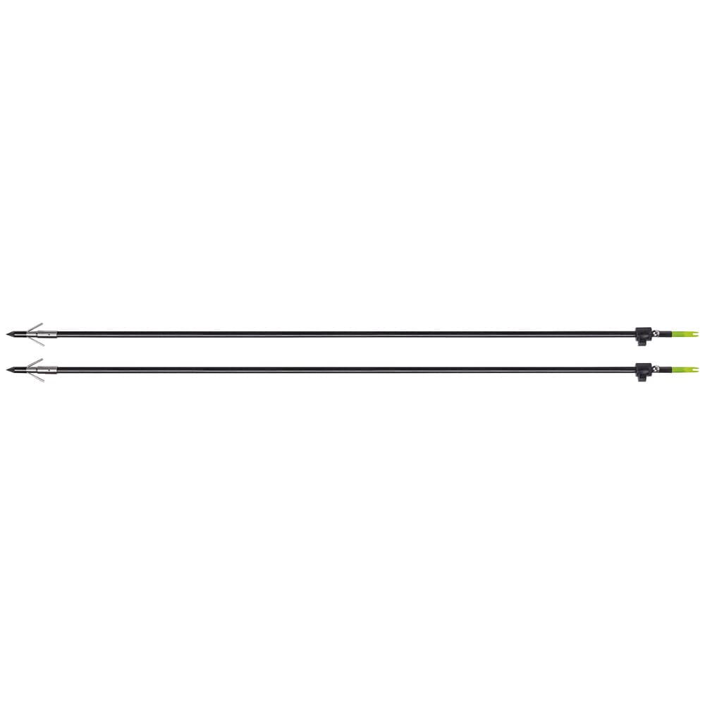 Centerpoint Fiberglass Bowfishing Arrows 2pk w/Cajun Bowfishing ACS Arrow Slide ABFA2PK