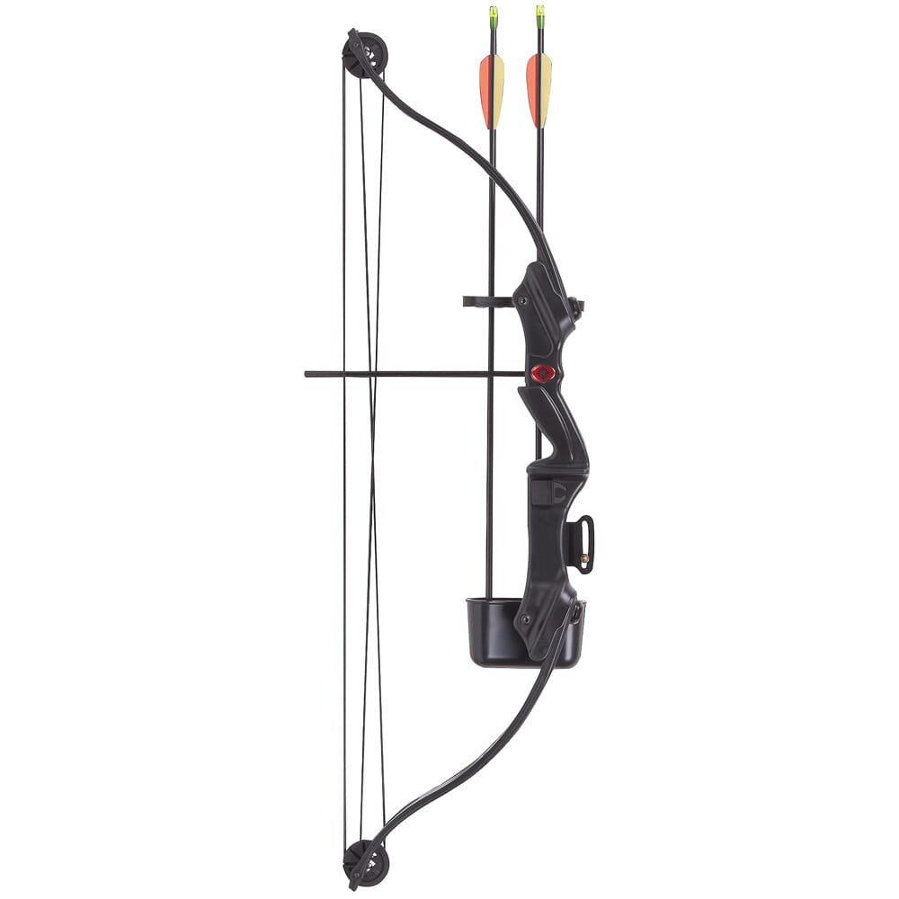 Centerpoint Elkhorn Pre-Teen Compound Bow w/(2) 26" Arrows, Adjustable Pin Sight, Arm Guard, Finger Tab & Quiver ABY1721
