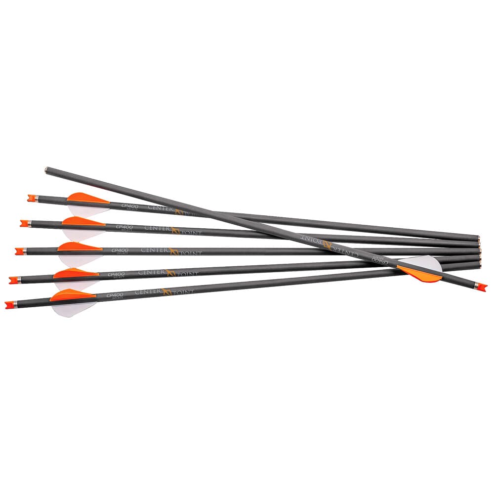 Centerpoint CP400 Select 20&quot; 400gr Carbon Crossbow Arrows 6pk AXCCA20TPK