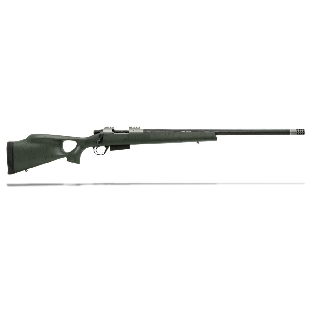 Christensen Arms Summit CF 270 WSM 24" TH Green w/ Black Web