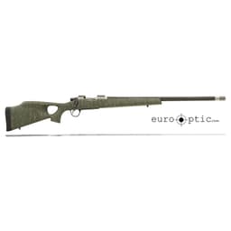 Christensen Arms Summit Ti-TH .375 H&H 24" Thumbhole Green W/Black And Tan Webbing Rifle CA10269-R14523
