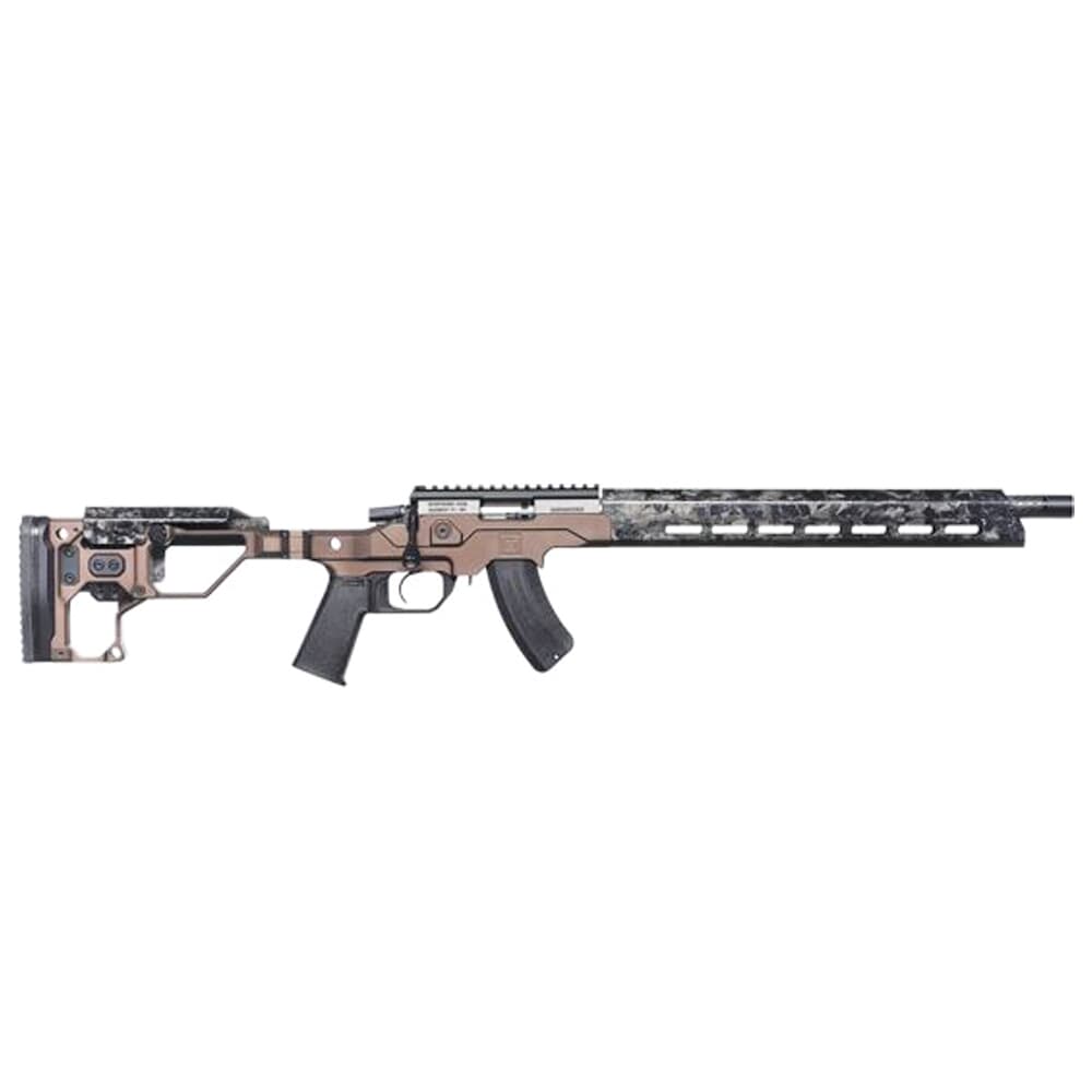 Christensen Arms MPR Desert Brown .17 HMR 16&quot; 1:9&quot; Carbon Bbl Rimfire Rifle w/Folding Stock 801-12025-00