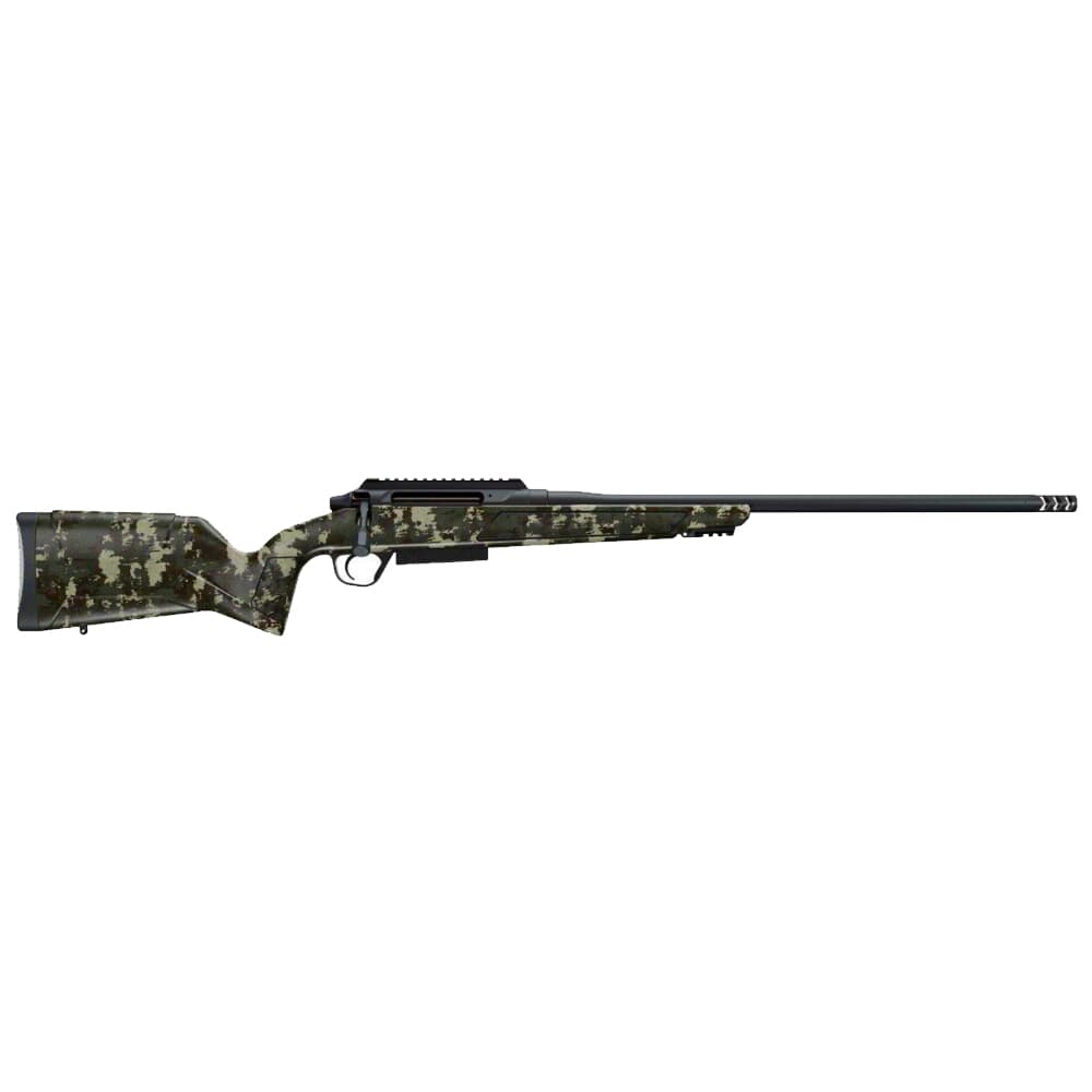 Christensen Arms Evoke Hunter Multi-Tone Green .308 Win 20&quot; 1:10&quot; Black Bbl Rifle w/Hybrid Hunter Stock 801-15023-00