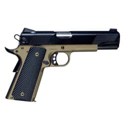 Christensen Arms Government Lite 5in-Classic 45ACP Titanium Frame-Stainless Slide G10 grips-Burnt Br