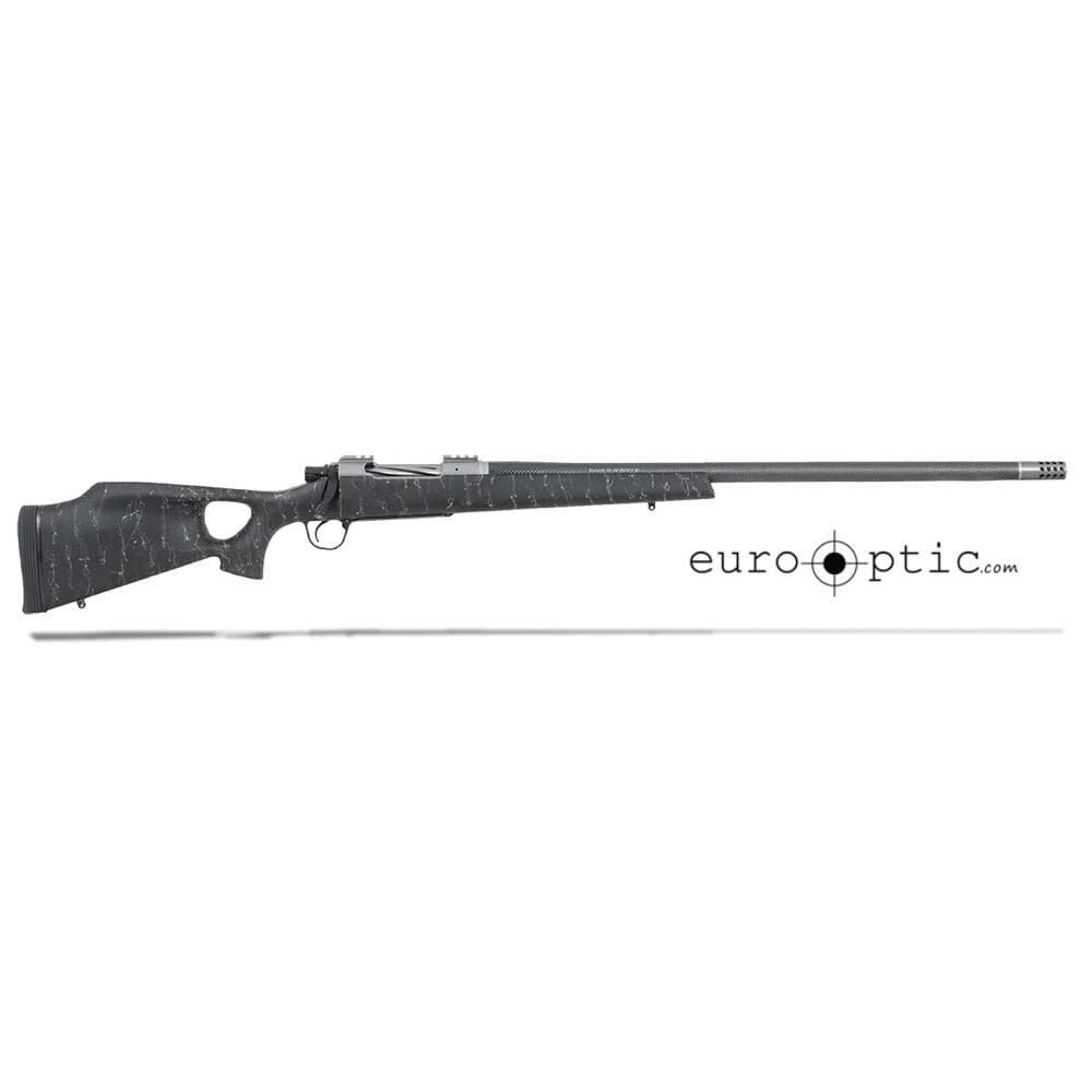 Christensen Arms Summit Ti-TH 338 Lapua Mag 27" 1/9.3" Aerograde Thumbhole Black w/ Gray Webbing Stock 801-08003-05