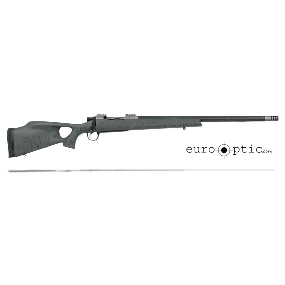 Christensen Arms Summit Ti-TH 25-06 Rem 24" Thumbhole Green W/Black Webbing Rifle CA10269-J14422