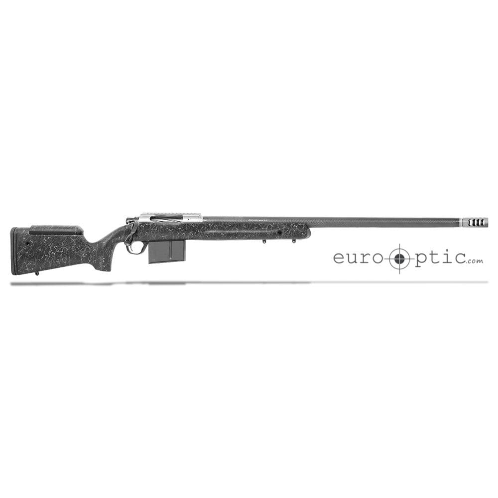 Christensen Arms ELR 338 Lapua Mag 27&quot; 1/9.3&quot; Carbon Fiber LR Hunter Black w/ Gray Webbing Stock 801-07003-00