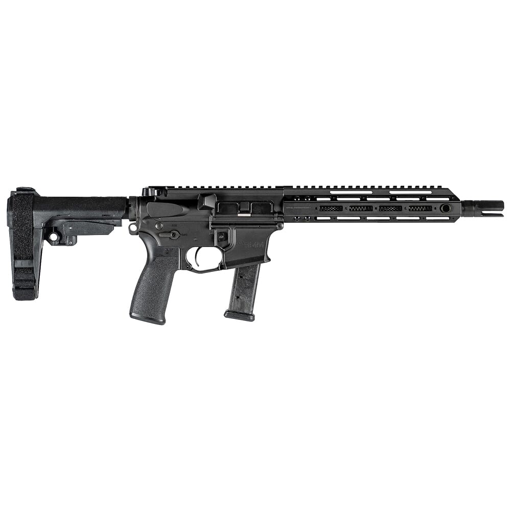 Christensen Arms CA9MM 9mm 10.5" 1:10" M-LOK Black AR Pistol w/SBA3 Tactical Brace 801-11007-00