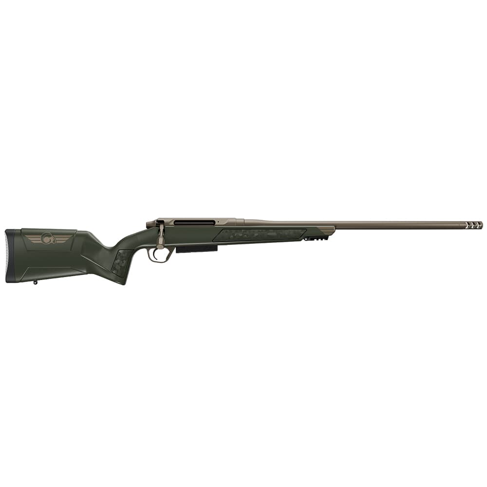 Christensen Arms Evoke Gray w/Bronze Logo 7mm PRC 22" 1:8" Burnt Bronze Bbl Rifle w/Hybrid Hunter Stock 801-15009-00