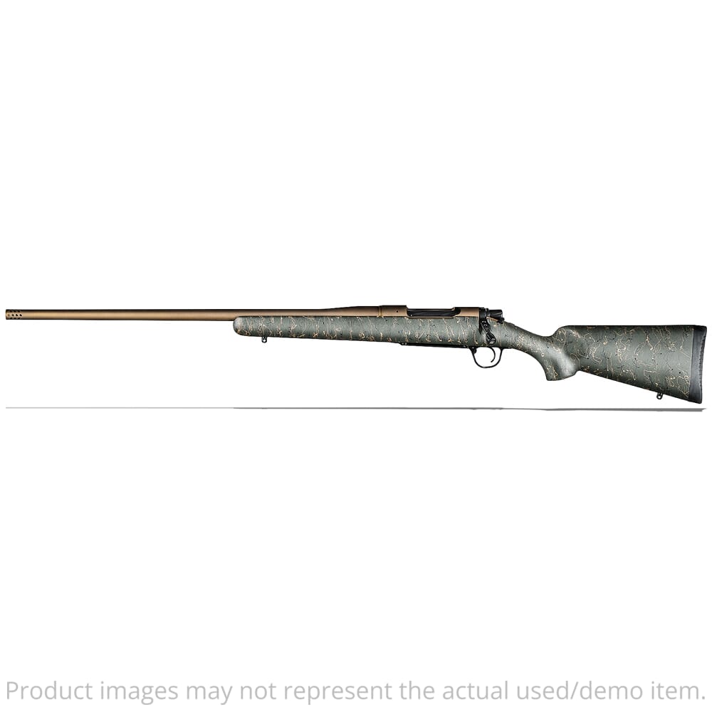 Christensen Arms Mesa 7mm Rem Mag 24" 1:9" Green w/ Black & Tan Webbing LH Rifle 801-01056-00