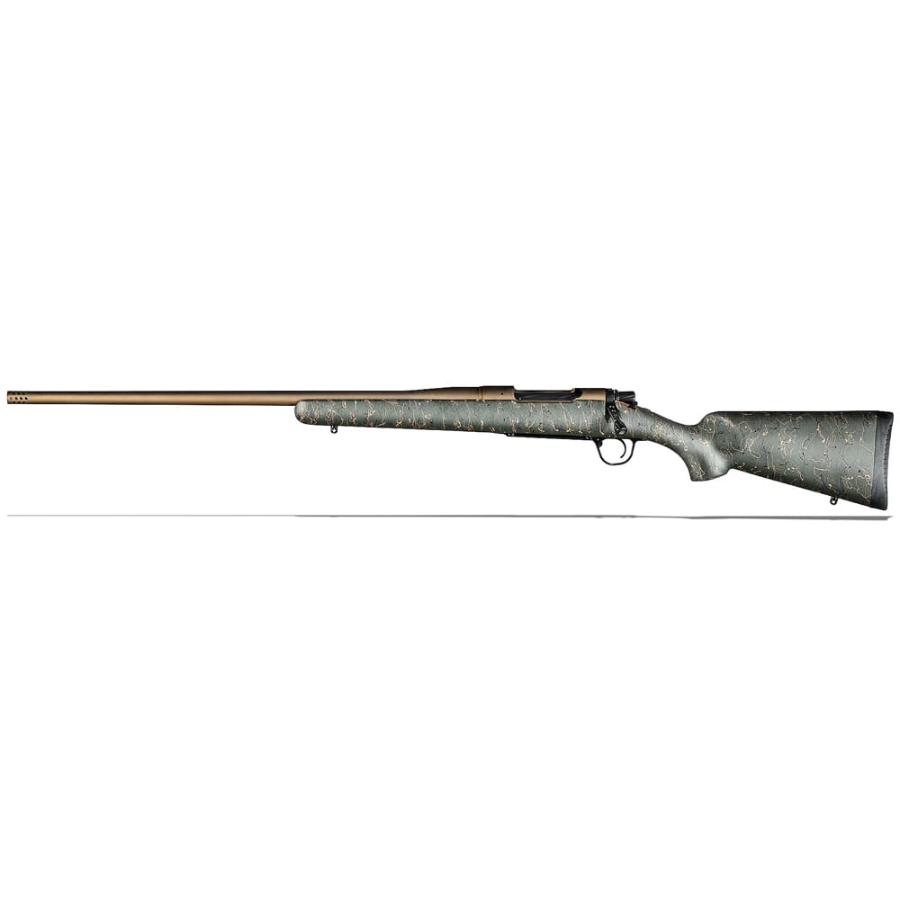 Christensen Arms Mesa 7mm Rem Mag 24" 1:9" Green w/ Black & Tan Webbing LH Rifle 801-01056-00
