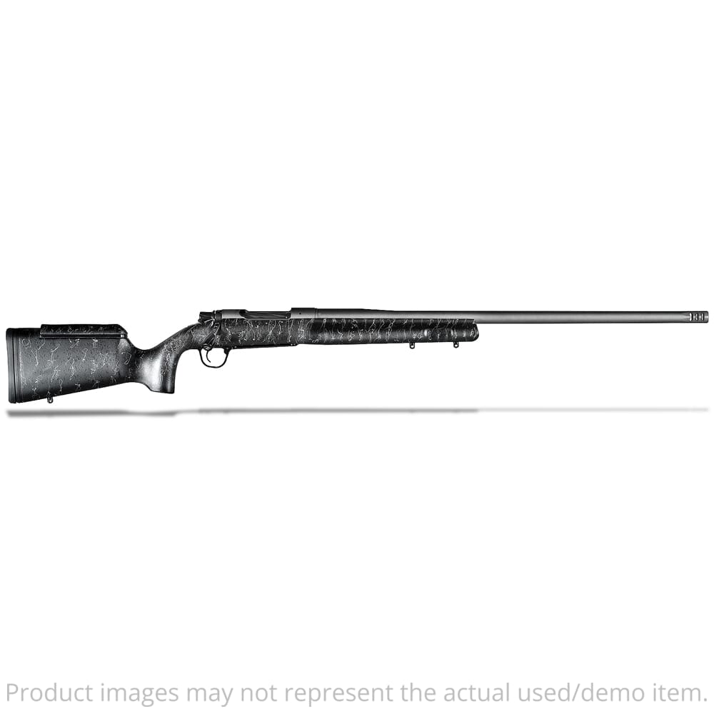 Christensen Arms USED Mesa Long Range .338 Lapua Mag 27" 1:9.3 Tungsten Black w/ Gray Webbing Rifle 801-02015-00 Excellent Condition - Minor Scratches UA5181