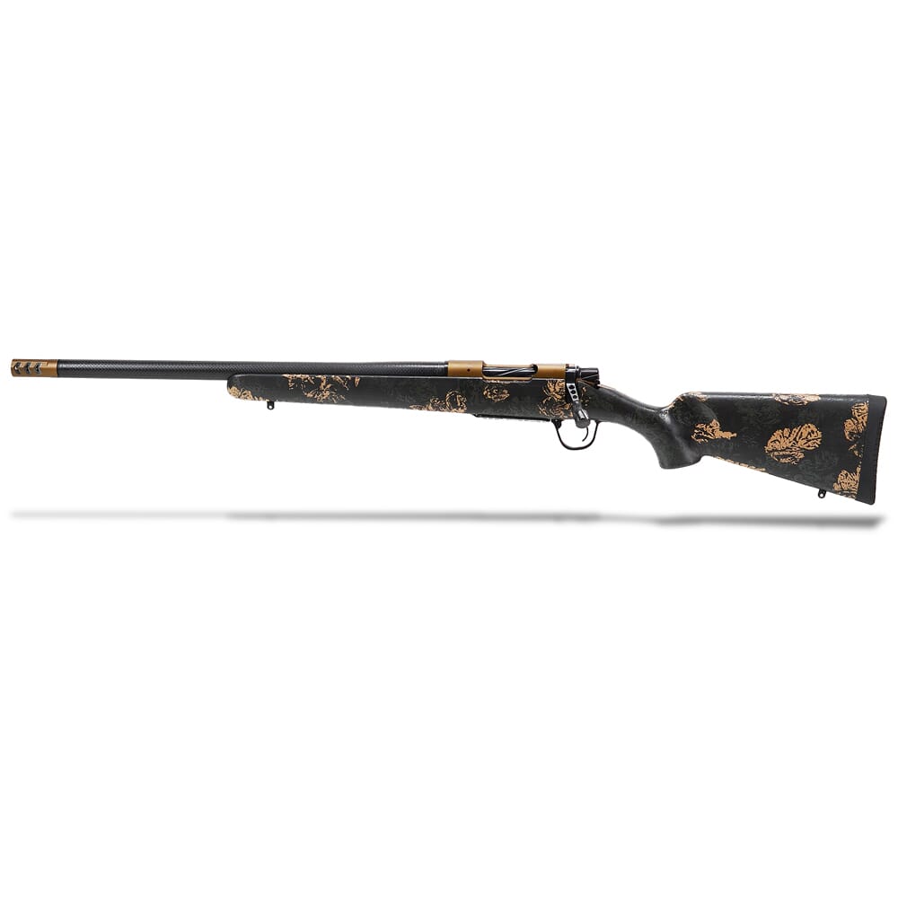 Christensen Arms Ridgeline FFT Burnt Bronze 6.5 Creedmoor 20" 1:8" Bbl Green w/Black/Tan Accents LH Rifle 801-06207-00