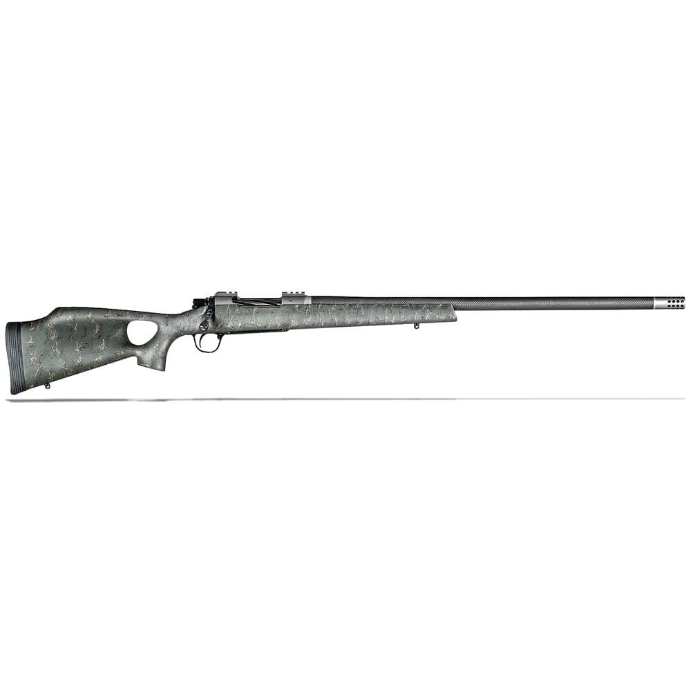 Christensen Arms Summit Ti-TH 26 Nosler 26" Thumbhole Green W/Black And Tan Webbing Rifle CA10269-515223