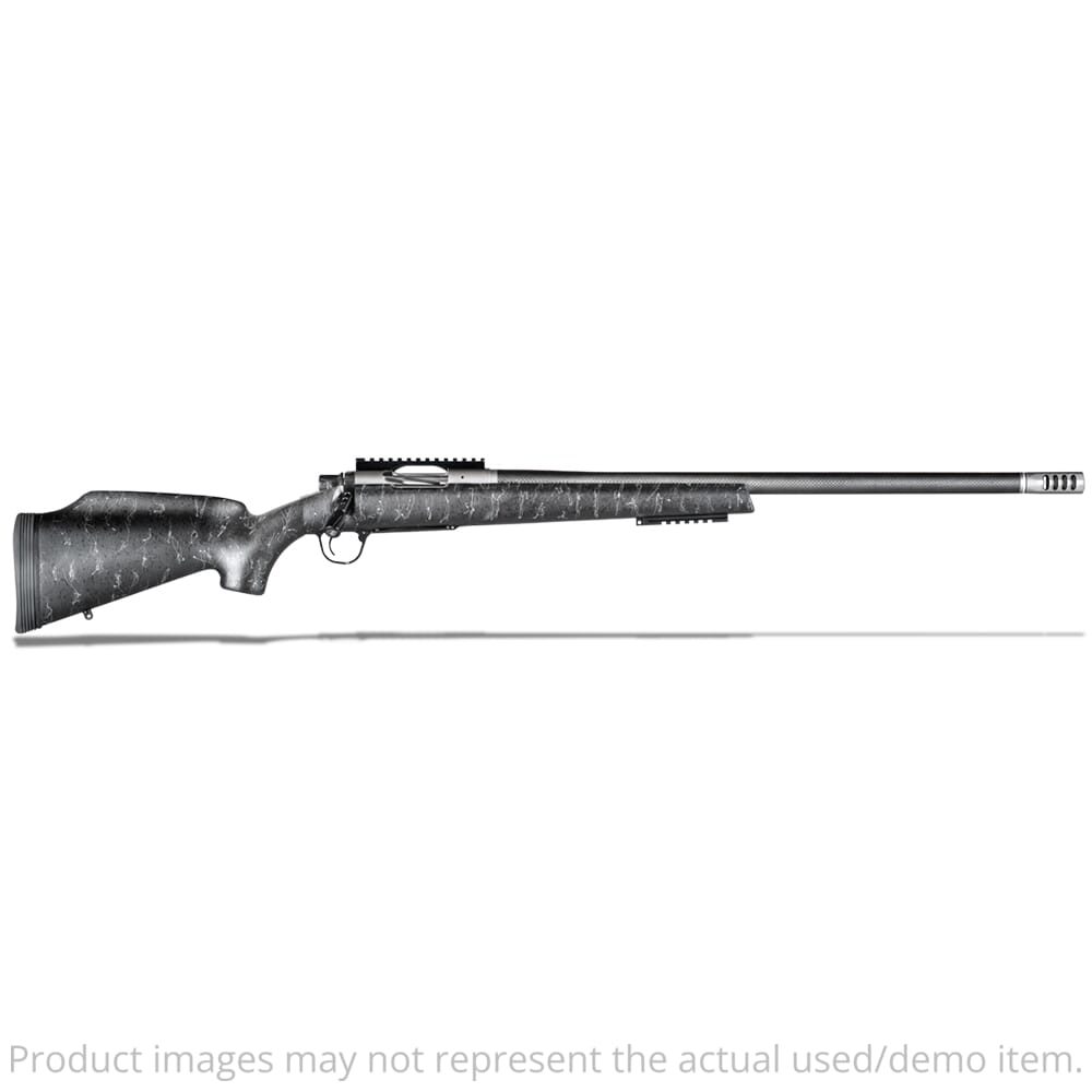 Christensen Arms USED Traverse 6.5 Creedmoor 24" 1:8" Black w/ Gray Webbing Rifle 801-10003-00 - Display Model, Cosmetic Damage on Stock UA4696 For Sale