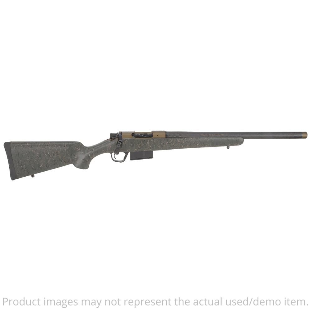 Christensen Arms Ridgeline .450 Bushmaster 20" 1:16 Burnt Bronze Green w/ Black & Tan Webbing Rifle 801-06017-00 Copy 801-06017-00-CA-COPY