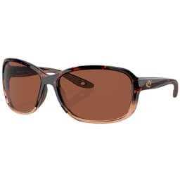 Costa Seadrift Shiny Tortoise Fade Frame Sunglasses w/Copper 580P S Lenses 06S9114-91140658
