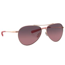 Costa Piper Satin Rose Frame Sunglasses w/Rose Gradient 580G Lenses 06S6003-60031958