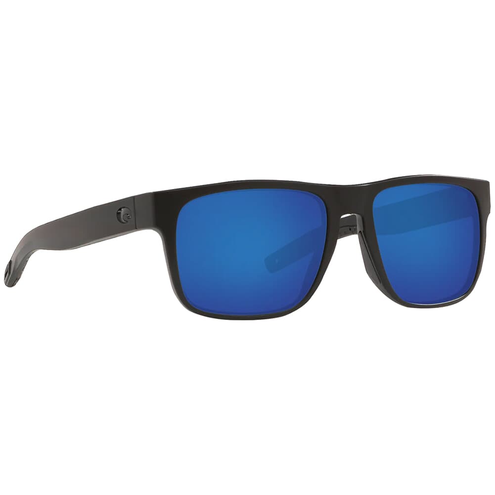 Costa Spearo Blackout Frame Sunglasses w/ Blue Mirror 580P Lenses SPO-01-OBMP