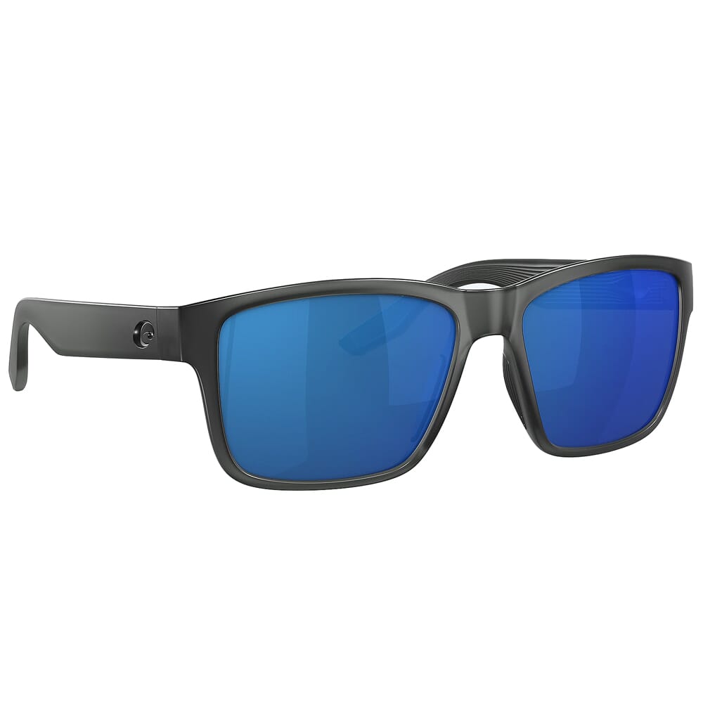 Costa Paunch Smoke Crystal Sunglasses w/Blue Mirror 580P Lenses 06S9049-90490557