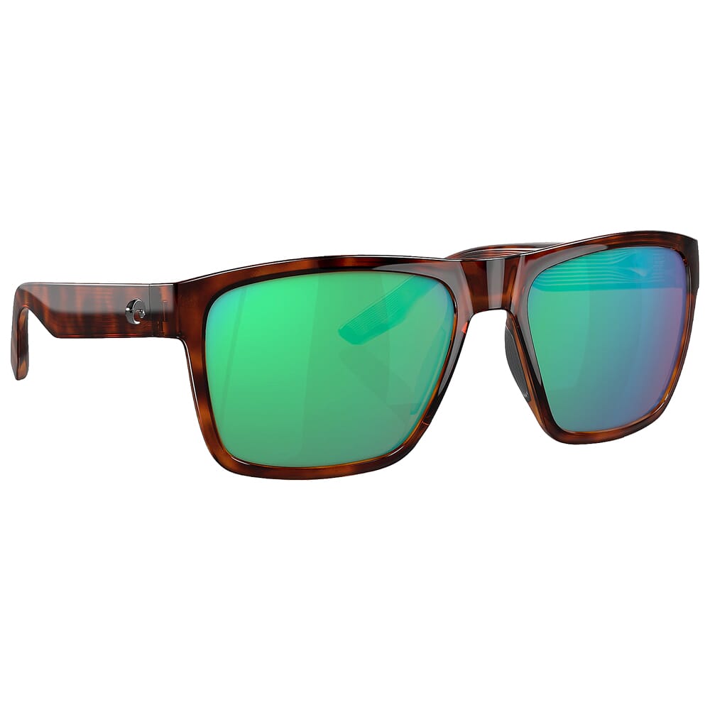 Costa Paunch XL Tortoise Frame Sunglasses w/Green Mirror 580G Lenses 06S9050-90500659