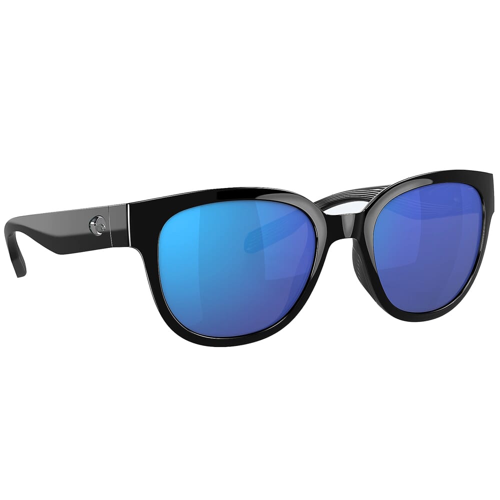 Costa Salina Black Sunglasses w/Blue Mirror 580G Lenses 06S9051-90510153