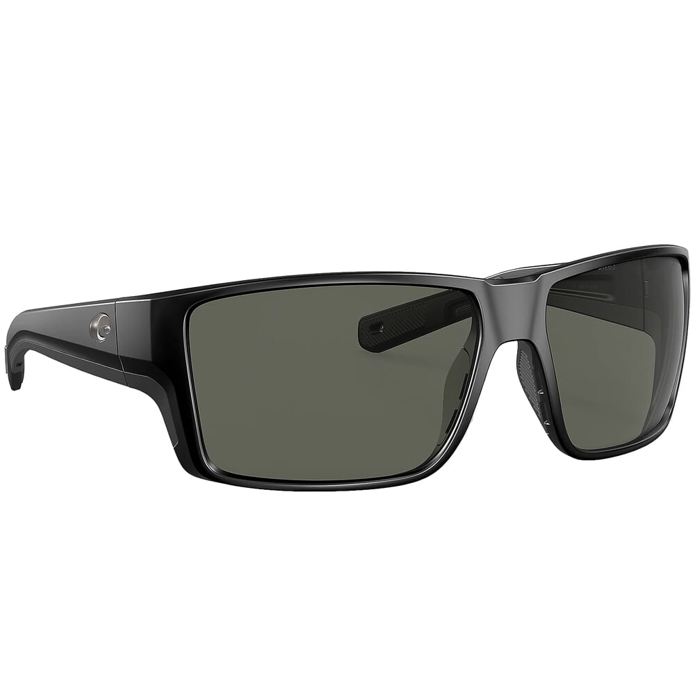 Costa Reefton Pro Matte Black Sunglasses w/Gray 580G Lenses 06S9080-90800563