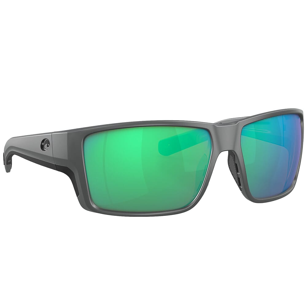 Costa Reefton Pro Gray Sunglasses w/Green Mirror 580G Lenses 06S9080-90800863