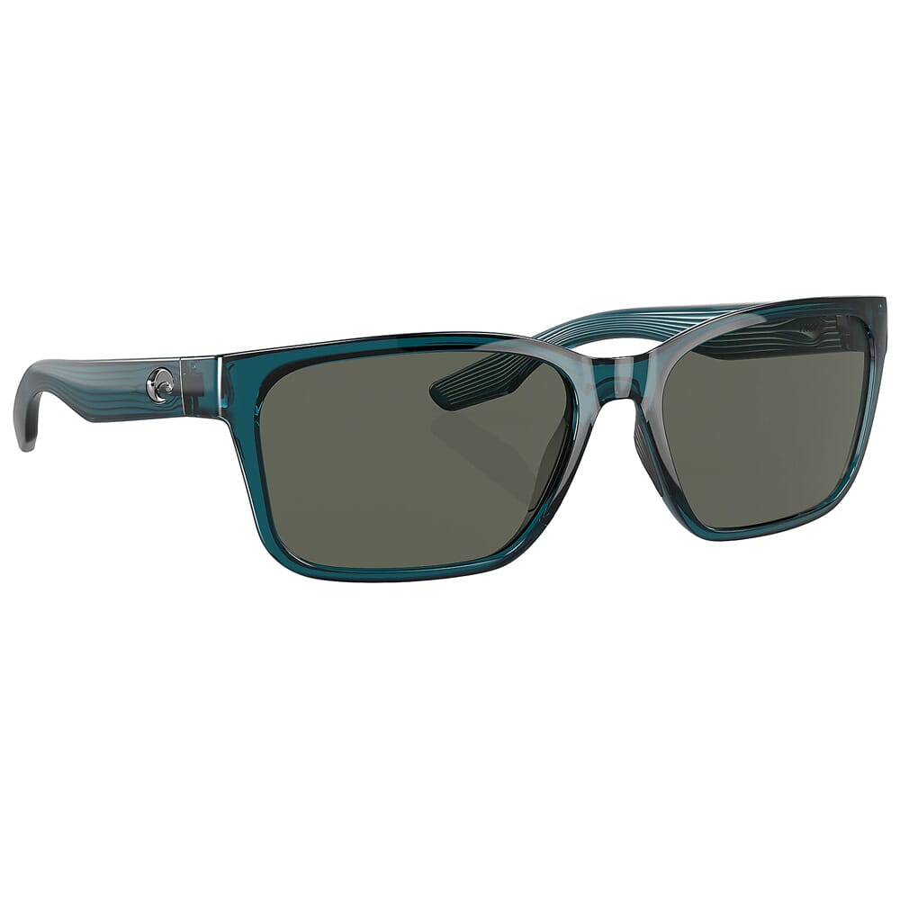 Costa Palmas Teal Frame Sunglasses w/Gray 580G Lenses 06S9081-90810757