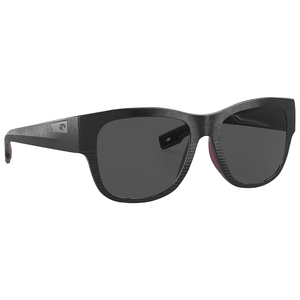 Costa OmniFit Caleta Net Black Frame Sunglasses w/Grey 580G Lenses 06S9084A-90840155