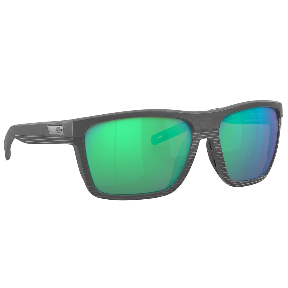 Costa Pargo Net Dark Grey Frame Sunglasses w/Green Mirror 580G Lenses 06S9086-90860361