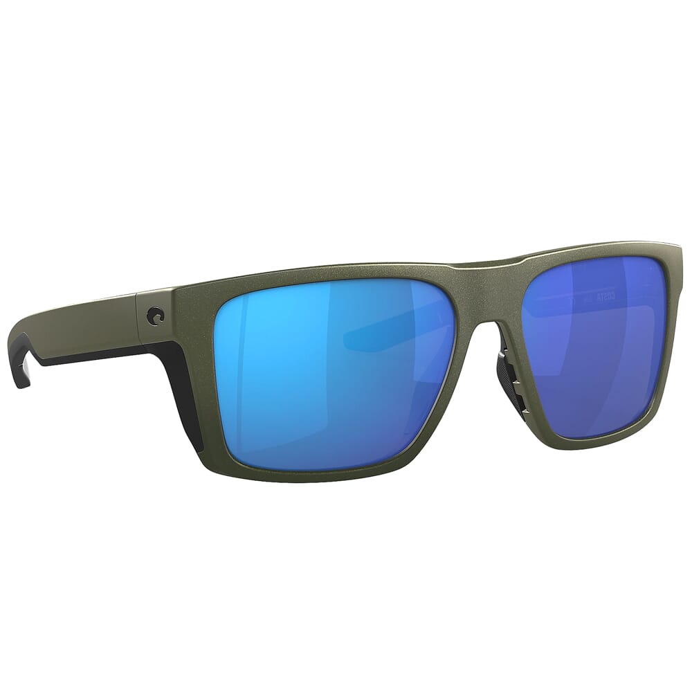 Costa Lido Moss Metallic Sunglasses w/Blue Mirror 580G Lenses 06S9104-91040957