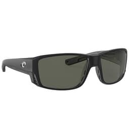 Costa Tuna Alley Pro Matte Black Sunglasses w/Gray 580G Lenses 06S9105-91050560
