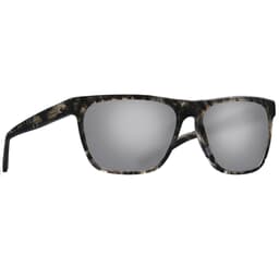 Costa Apalach Shiny Black Kelp Frame Sunglasses w/ Gray Silver Mirror 580G Lenses APA-223-OSGGLP