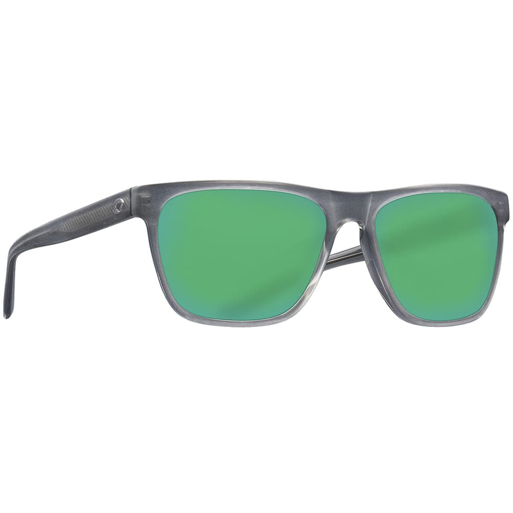 Costa Apalach Matte Gray Crystal Frame Sunglasses w/ Green Mirror 580G Lenses APA-230-OGMGLP